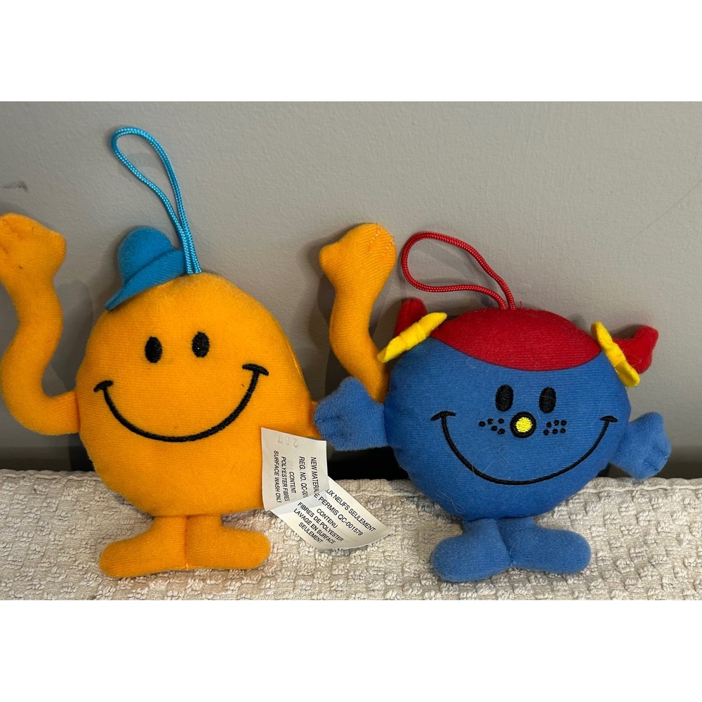 Mr Men‎ Little Miss Plush Mr Tickle & Little Miss Giggles 2022 THOIP 5in